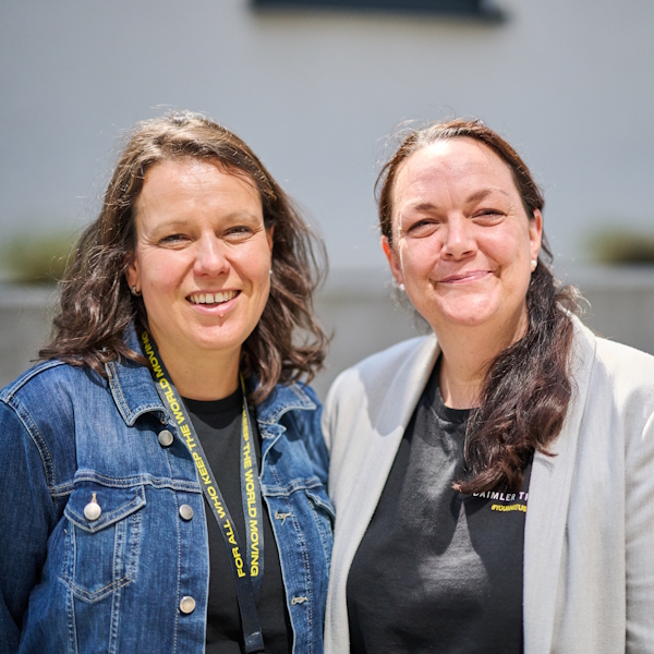 Foto Verena Basselli und Gwendolyn Schopmeyer