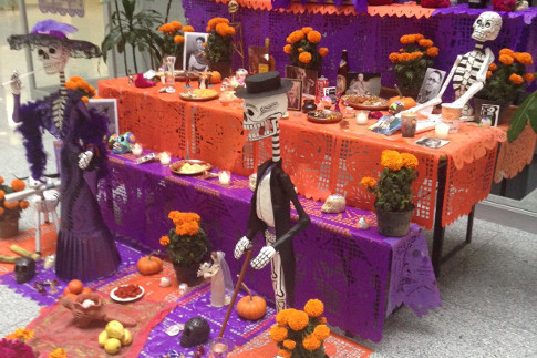 Symbolbild zum mexikanischen Feiertag "Dia de los Muertos", dem Tag der Toten, im German Centre